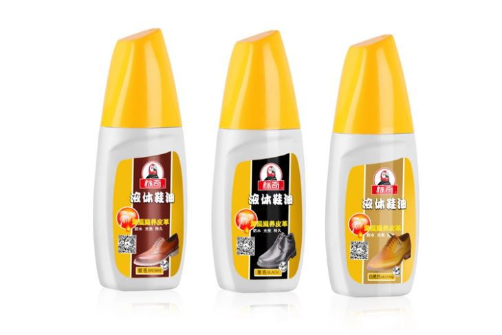 Palm oil shoe polish liquid with balck brown natural colour
